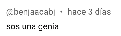 Comentario de un alumno en YouTube 3